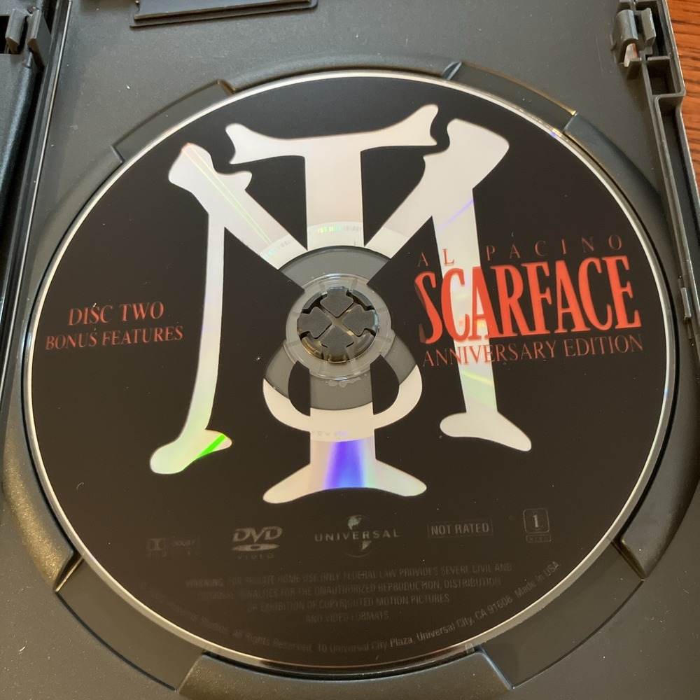 Scarface (Widescreen Two-Disc Anniversary Edition) - DVD - VERY GOOD Tested - Picture 6 of 7